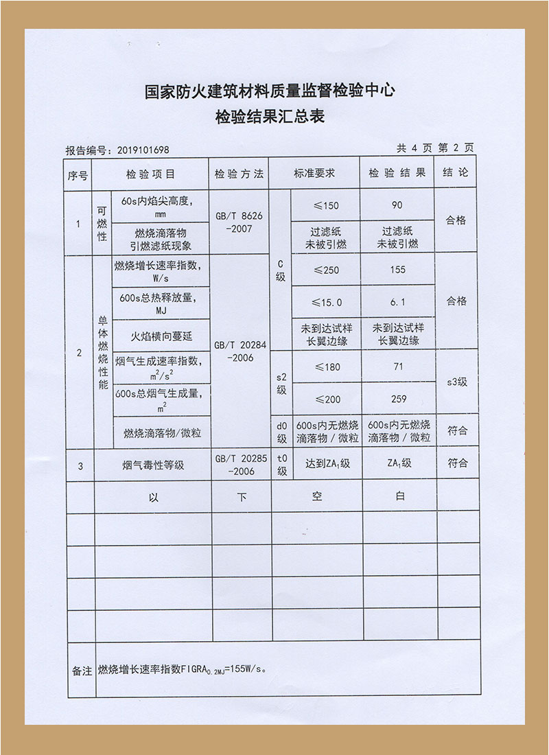 國家防火建筑材料檢測(cè)